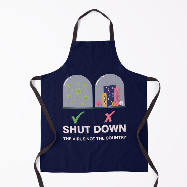 Item preview, Shut down the virus not the country light text, glass dome , right and wrong signs shut down coronavirus, shut down covid 19, designed and sold by SGS-.
