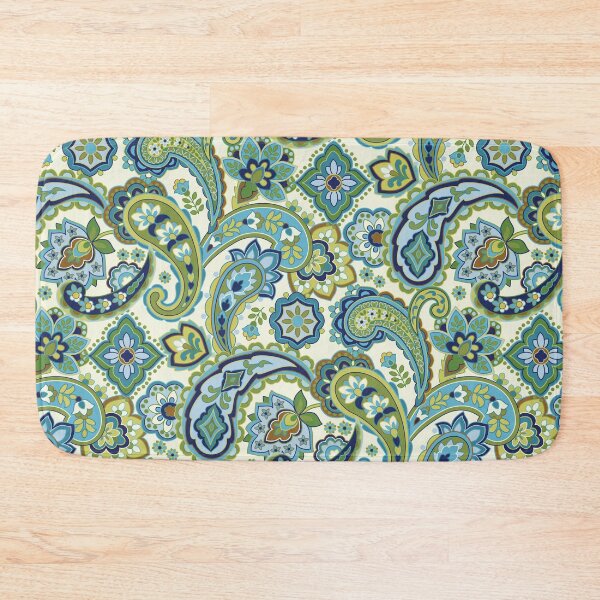 Item preview, Blue and Green Paisley designed and sold by Barbara Pixton.