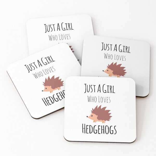 Item preview, Just A Girl Who Loves Hedgehogs - Hedgehog Mom Funny Cute Gift designed and sold by GoldenDov.