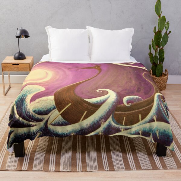 Item preview, Viking ship in Purple Sky designed and sold by Malc Sutherland.