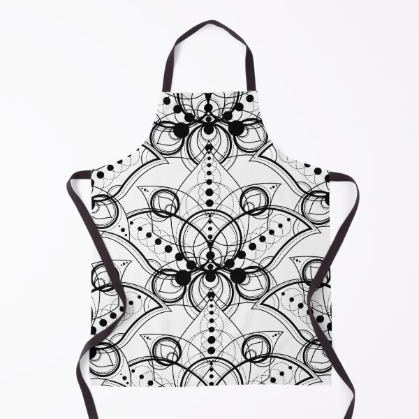 Item preview, Mystical lotuses white pattern designed and sold by RoyalPeople.