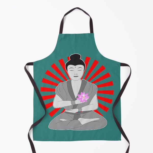 Item preview, Buddhist Woman yoga lotus position flower designed and sold by SolidEarthArt.