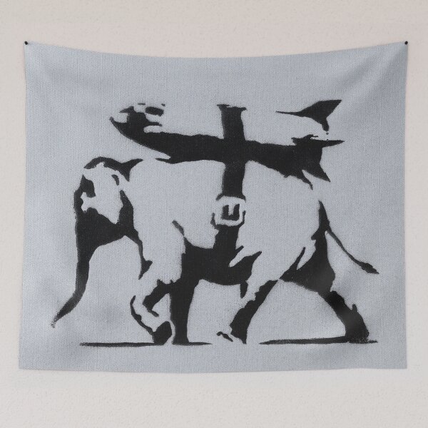 Item preview, Banksy HEAVY WEAPONRY - SILVER EDITION Elephant Missile 2004 designed and sold by WE-ARE-BANKSY.