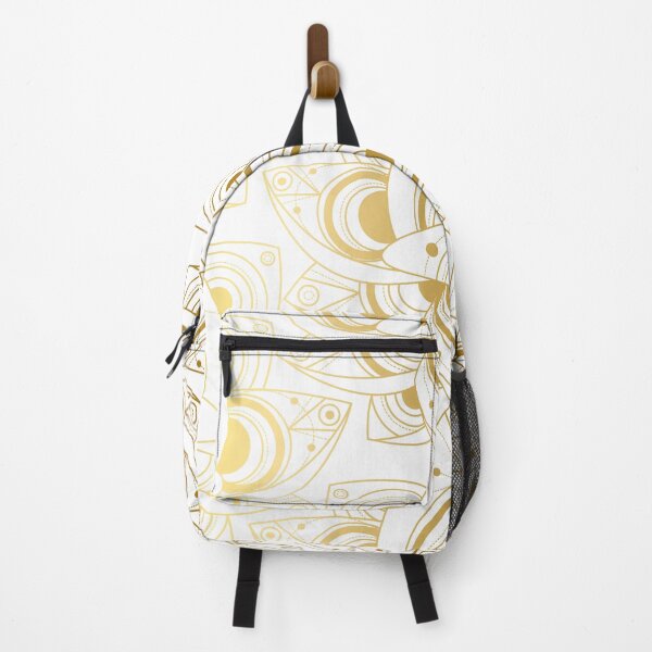 Item preview, Mystical lotuses white and gold pattern designed and sold by RoyalPeople.