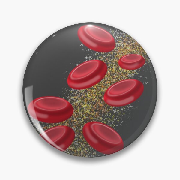 Item preview, Blood cells - Gray background designed and sold by Osher-BioArt.