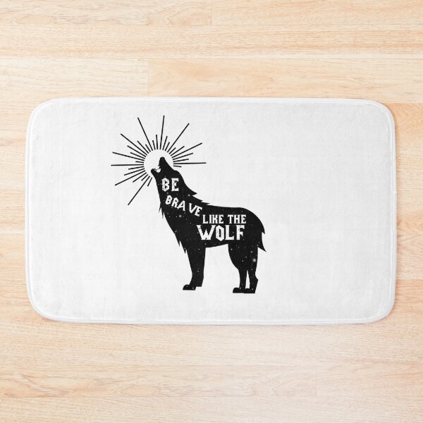 Item preview, Be Brave Like Wolf - Howling Wolf designed and sold by aMortalArtist.
