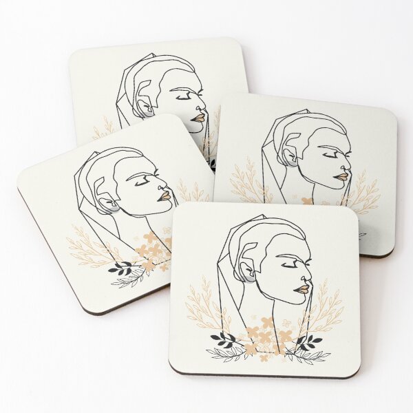 Item preview, Women Portrait Nymph Line Art  designed and sold by HerMindSpeaks.