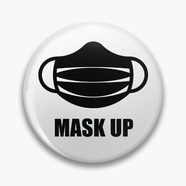 Item preview, Mask Up! (Corona / COVID-19 / Health / Pandemic / Black) designed and sold by MrFaulbaum.