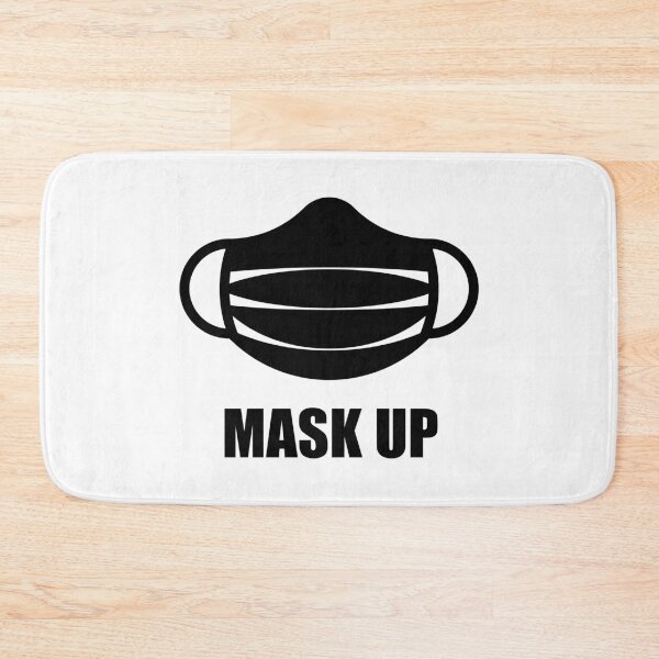 Item preview, Mask Up! (Corona / COVID-19 / Health / Pandemic / Black) designed and sold by MrFaulbaum.
