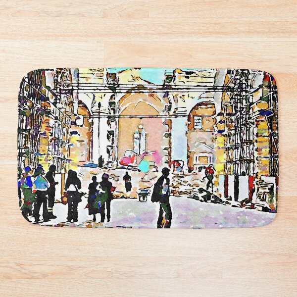 Item preview, L'Aquila: people in the collapsed church designed and sold by Giuseppe Cocco.