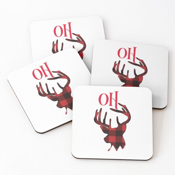 Item preview, OH Deer! Plaid Pattern Greeting Card  designed and sold by loveoceanair.