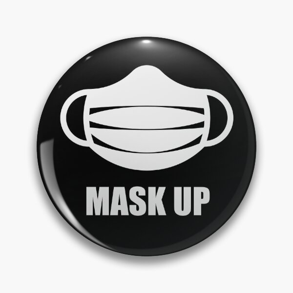 Item preview, Mask Up! (Corona / COVID-19 / Health / Pandemic / White) designed and sold by MrFaulbaum.