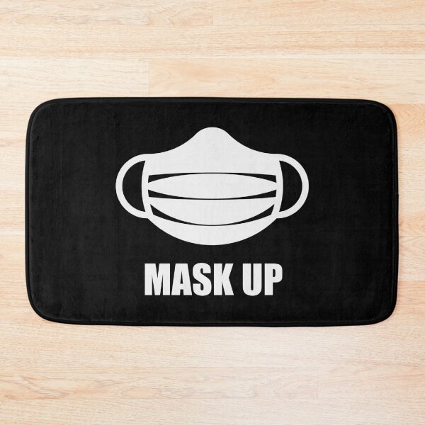 Item preview, Mask Up! (Corona / COVID-19 / Health / Pandemic / White) designed and sold by MrFaulbaum.