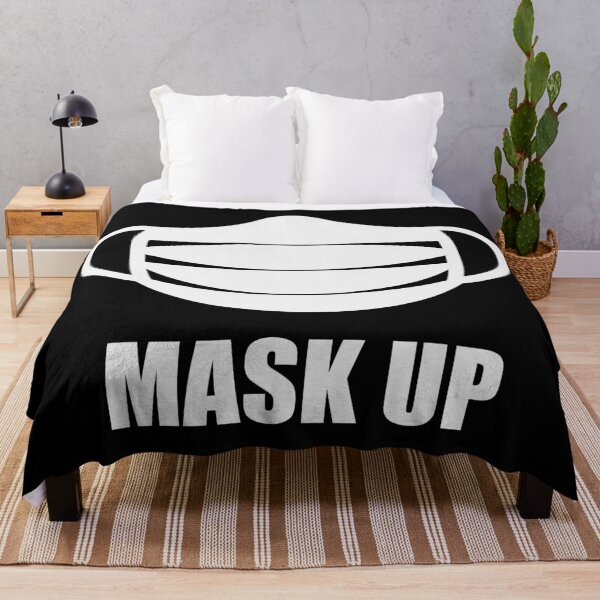 Item preview, Mask Up! (Corona / COVID-19 / Health / Pandemic / White) designed and sold by MrFaulbaum.