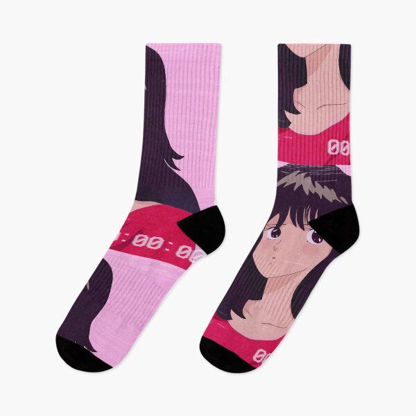 Item preview, Aesthetic Vaporwave Inspired Retro Anime Girl designed and sold by HappyGengar.
