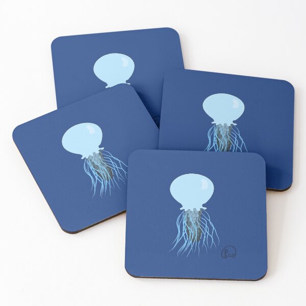Item preview, gray blue jellyfish designed and sold by phantomflame03.