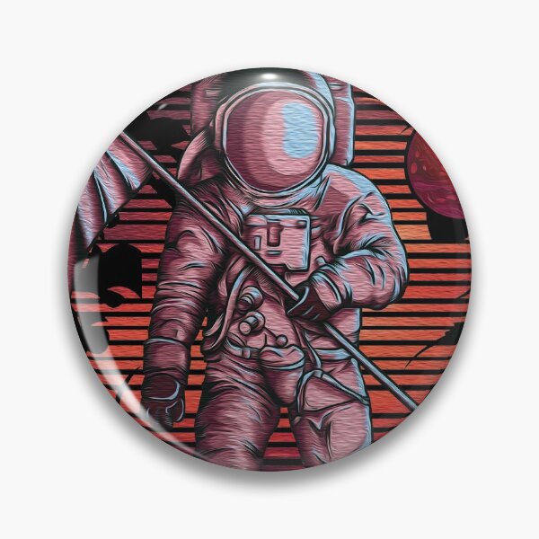 Item preview, Astronaut holding the flag designed and sold by Izod55.