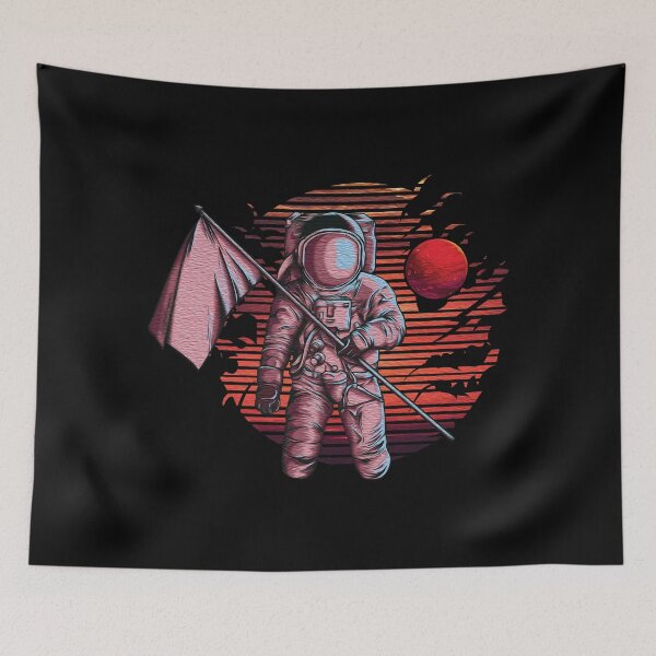 Item preview, Astronaut holding the flag designed and sold by Izod55.