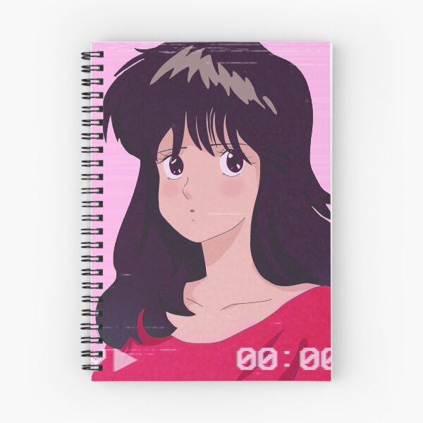Item preview, Aesthetic Vaporwave Inspired Retro Anime Girl designed and sold by HappyGengar.