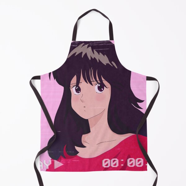 Item preview, Aesthetic Vaporwave Inspired Retro Anime Girl designed and sold by HappyGengar.