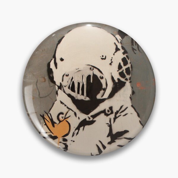 Item preview, Banksy Space Girl and Bird designed and sold by WE-ARE-BANKSY.