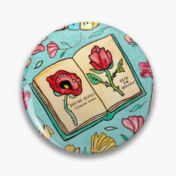 Item preview, Blooms and Books on Blue designed and sold by Tangerine-Tane.