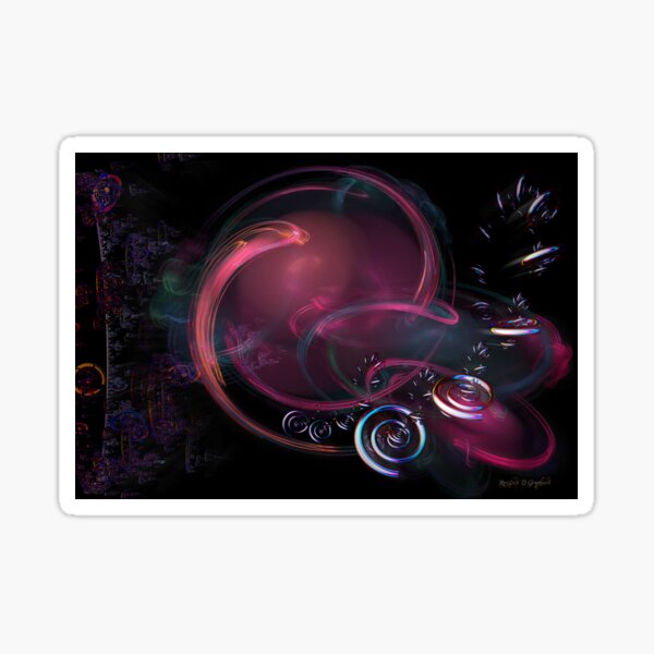 Galaxy of Emptiness Sticker
