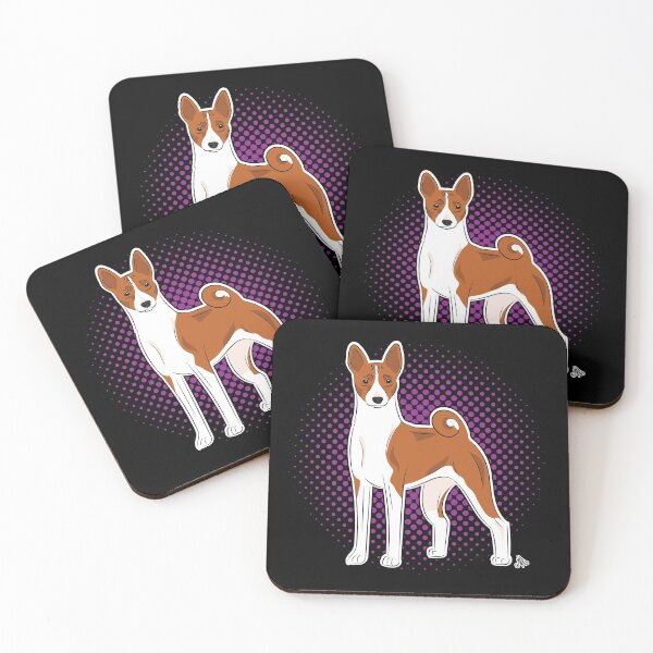 Item preview, Basenji COMIC style designed and sold by LeChienArtistiQ.
