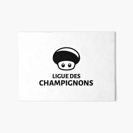 Ligue des mushrooms Art Board Print