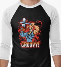 Earthworm Ash Men's Baseball ¾ T-Shirt