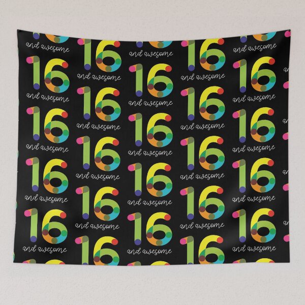 Item preview, 16 and Awesome designed and sold by VicEllisArt.