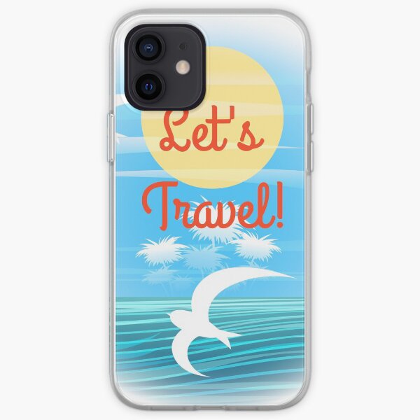 Travel theme iPhone Soft Case