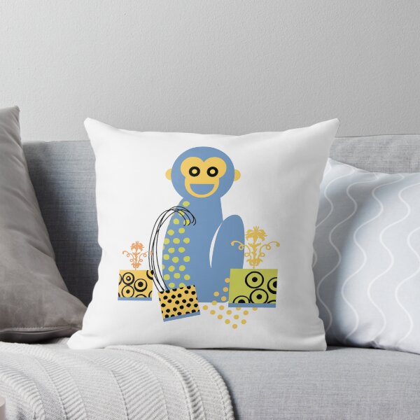 Item preview, Funky Monkey - Blue designed and sold by StudioBest.