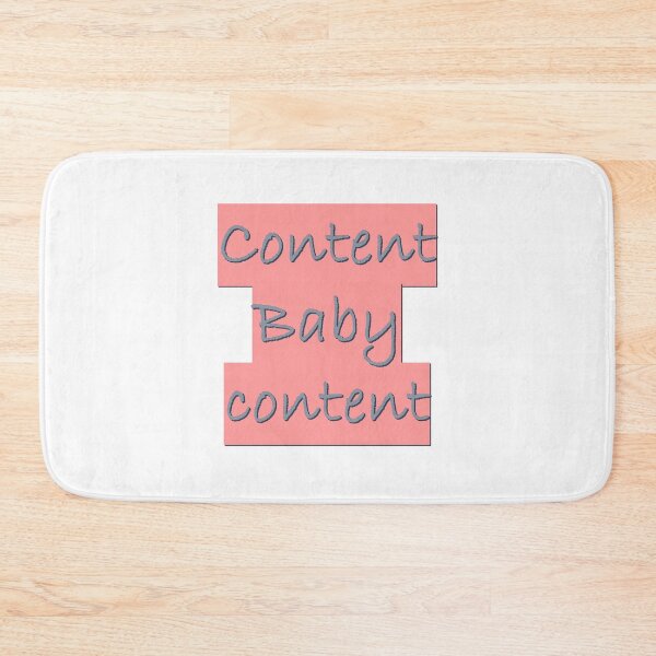Item preview, CENTENT BABY CONTENT_FUNNY T-CHIRT CLASSIC T-CHIRTS designed and sold by Dahani-mo.