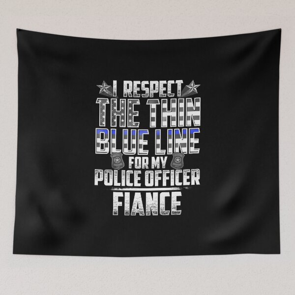 Item preview, Fiance Police Officer Thin Blue Line designed and sold by wheedesign.