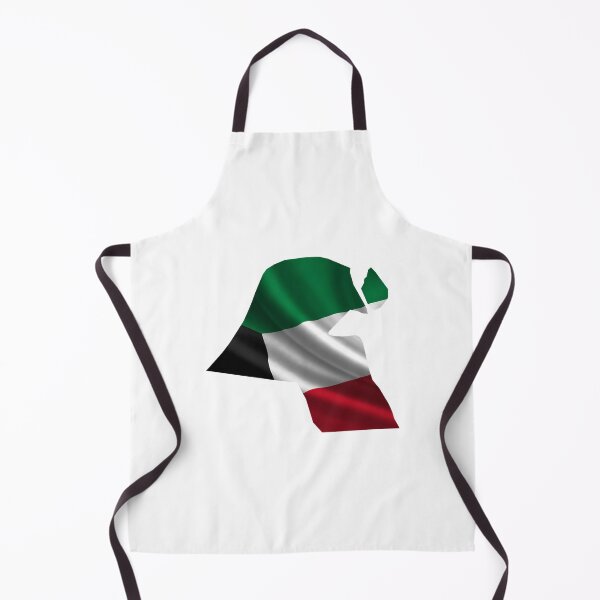 Item preview, Kuwait Map on Flag Stylish Design designed and sold by ArabCorner.