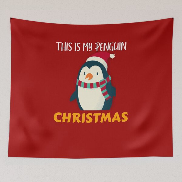 Item preview, This Is My Penguin Christmas designed and sold by AmberSiraj.