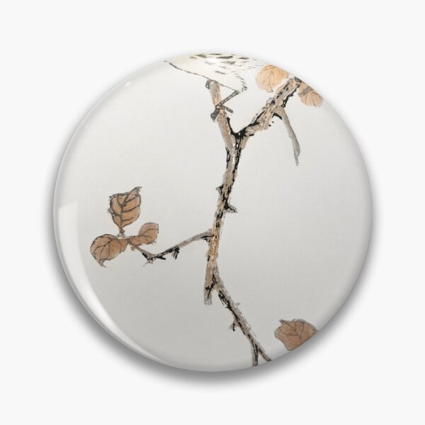 Item preview, siskin and euonymus alata illustration 43332293102 designed and sold by Bird-Lore.