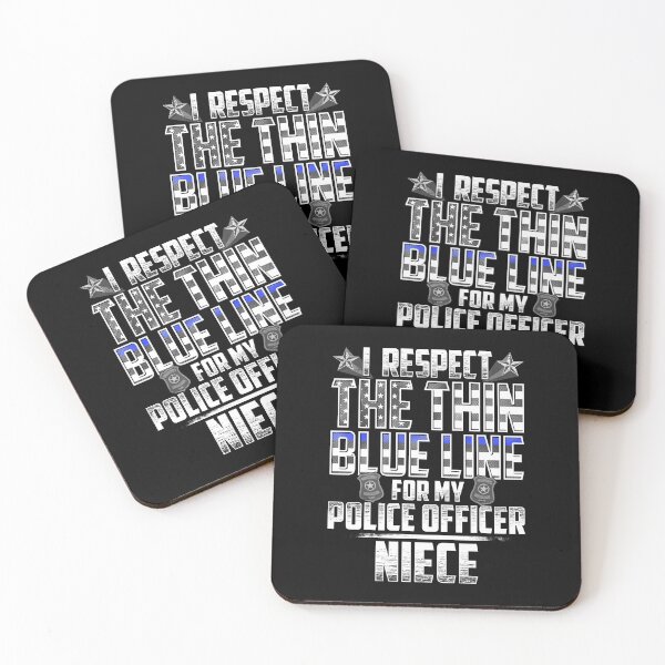 Item preview, Niece Police Officer Thin Blue Line designed and sold by wheedesign.