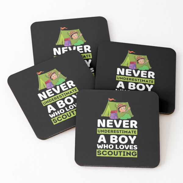 Item preview, Never Underestimate A Boy Who Loves Scouting designed and sold by bifkee19.