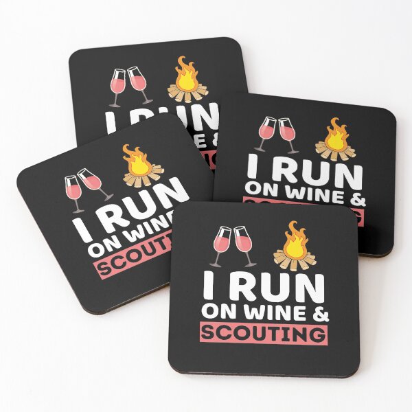 Item preview, I Run On Wine & Scouting designed and sold by bifkee19.