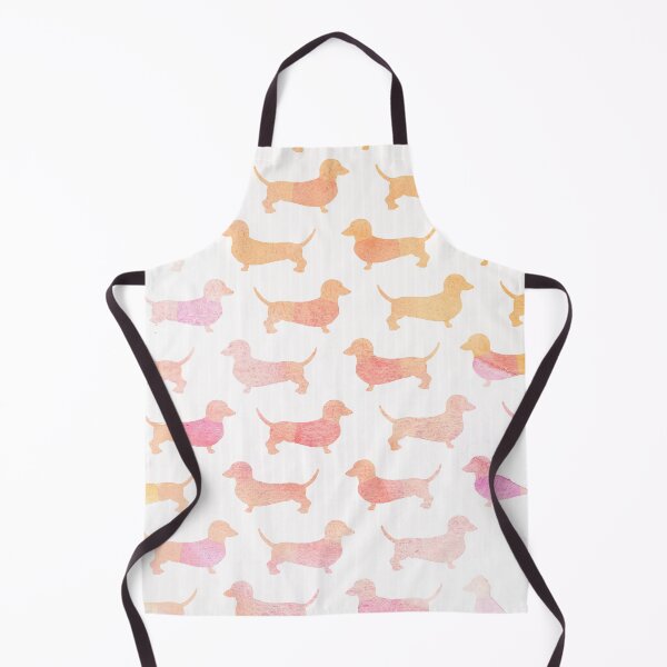 Item preview, Dachshunds in Peach designed and sold by Moopichino.
