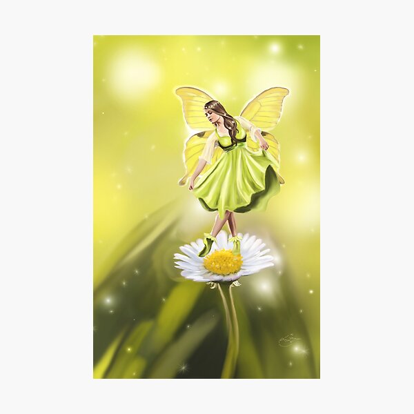 Daisy Fairy Fotodruck
