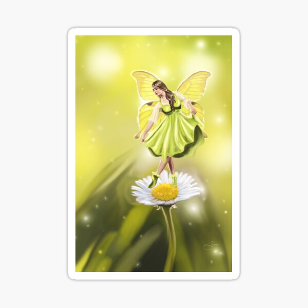 Daisy Fairy Sticker