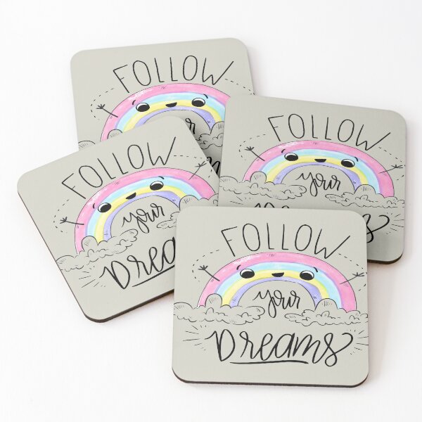 Item preview, follow your dreams typo designed and sold by Urbo Panda.