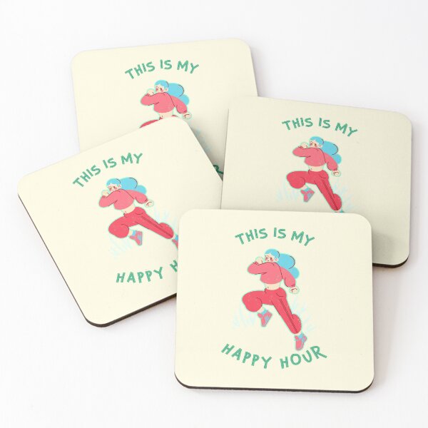 Item preview, THIS IS MY HAPPY HOUR RUNNING designed and sold by ashburylee.