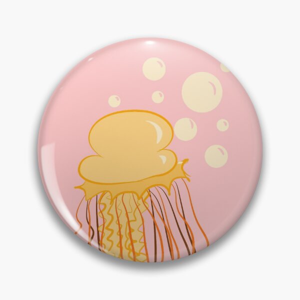 Item preview, Orange Jellyfish designed and sold by phantomflame03.