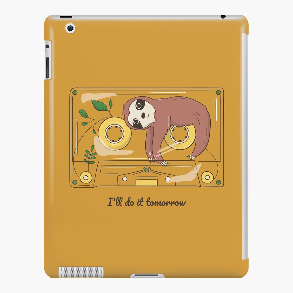 ill do it tomorrow iPad Case & Skin