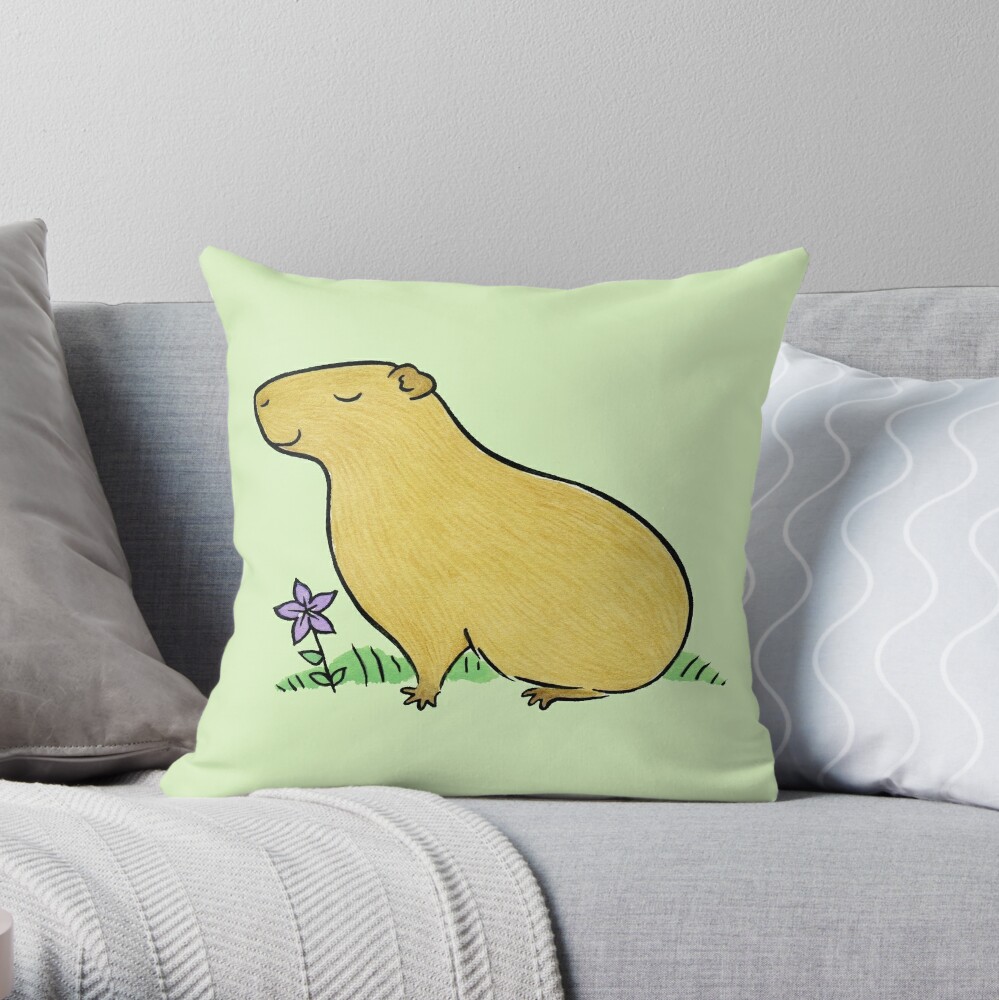 pillow capybara plush