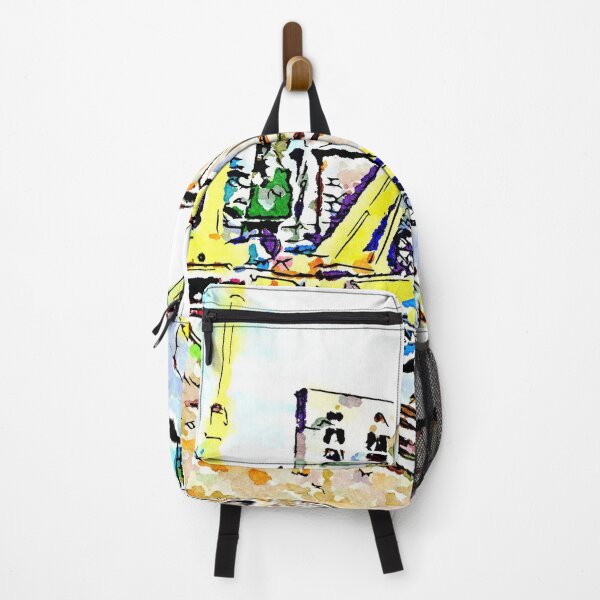 Item preview, L'Aquila: church and yellow cranes designed and sold by Giuseppe Cocco.